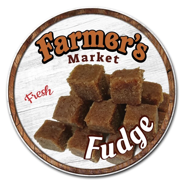 Signmission FUDGE BANNER SIGN chocolate concessions candy shop homemade store home made B-72 Fudge - main